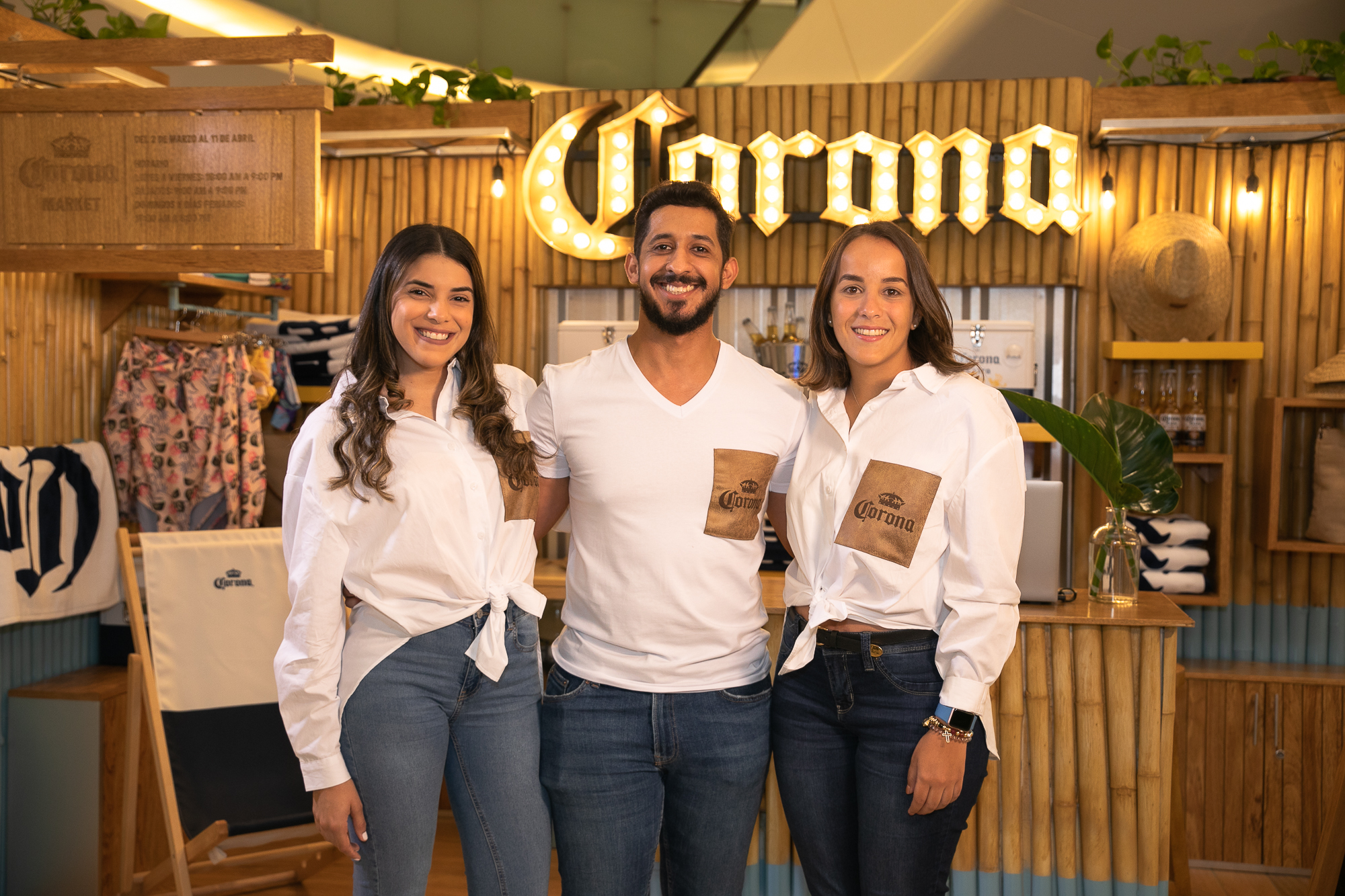 Paola Mancebo, Guillermo Escobar, y Lorén Medrano.