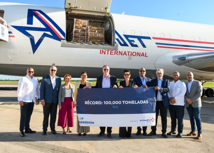 Aerodom informa carga movilizada en AILA proviene en su mayoria de producción local y mercancías destinadas al consumo interno.