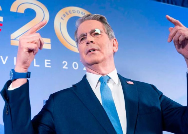El secretario del Tesoro de EE.UU., Scott Bessent.