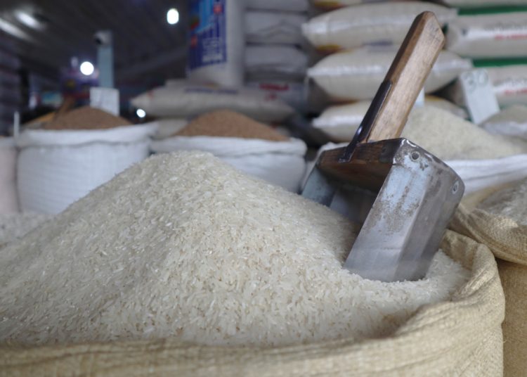 El arroz es el principal alimento de la canasta básica local.