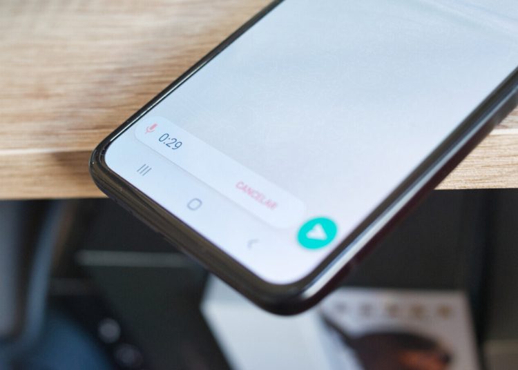 Mensaje de voz de WhatsApp. - Fuente externa.