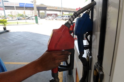Los precios de los combustibles continuarán igual que en esta semana.