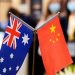 Banderas australiana y china - Reuters.