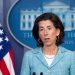 Gina Raimondo, secretaria de Comercio de Estados Unidos. - Fuente externa.
