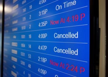 Vuelos cancelados aeropuerto
