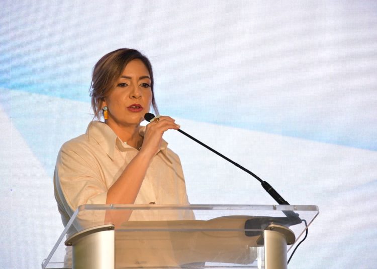 Mileyka Brugal, presidente de la junta directiva de la Cámara de Comercio de Puerto Plata. - Fuente externa.