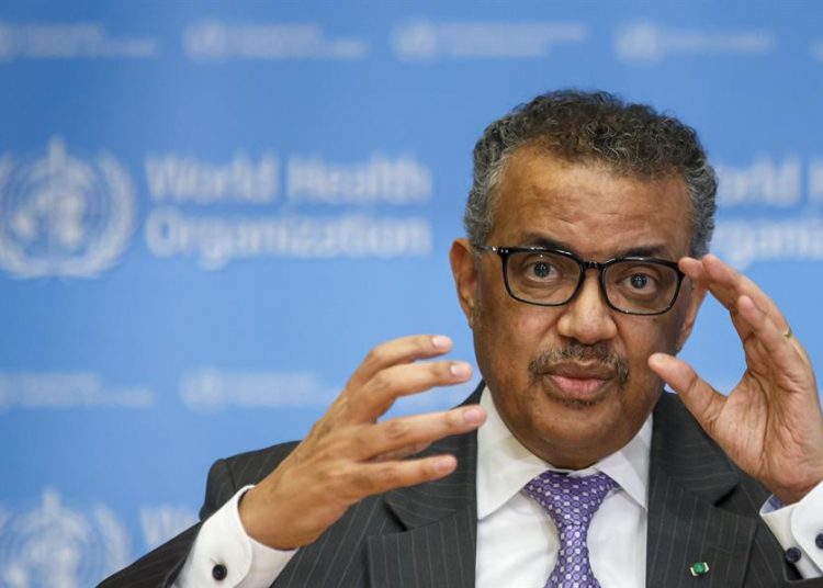El director general de la OMS, Tedros Adhanom Ghebreyesus.