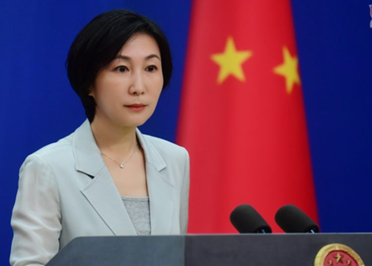 Mao Ning, portavoz de la Cancillería china. - Fuente externa.