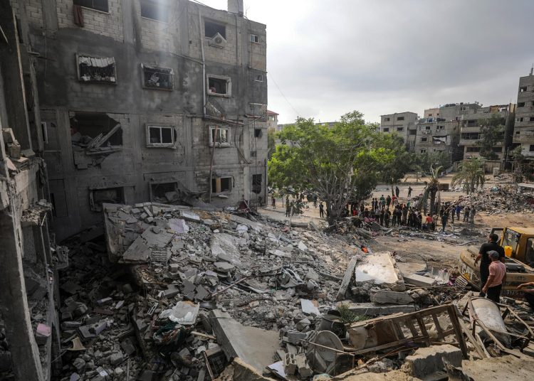 Daño provocado por um bombardeo israelí en Gaza. - EFE.