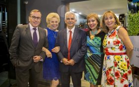 4 embajador de mexico, juan carlos tirado amalia de tejada, mario dehesa, rosa maria nadal y araceli azuara, representante de la oea.