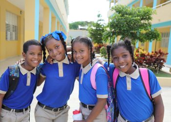 Estudiantes del sistema educativo público en República Dominicana. - Fuente externa.