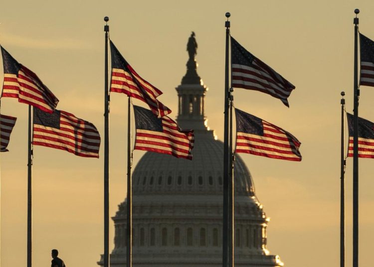 Banderas estadounidenses. - Fuente externa.