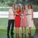 Desde la izquierda, René Grullón, Encarna Piñero, Karina Vallejo e Isabel Piñero. - Fuente externa.