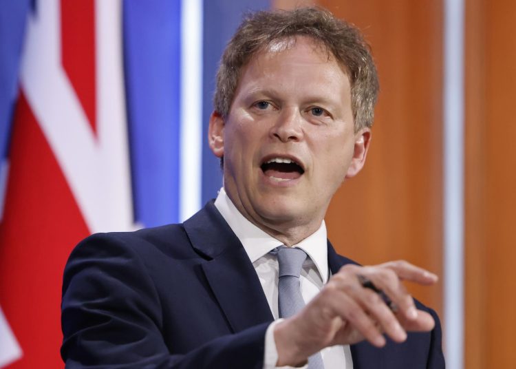 Grant Shapps, ministro británico de Defensa. - Fuente externa.