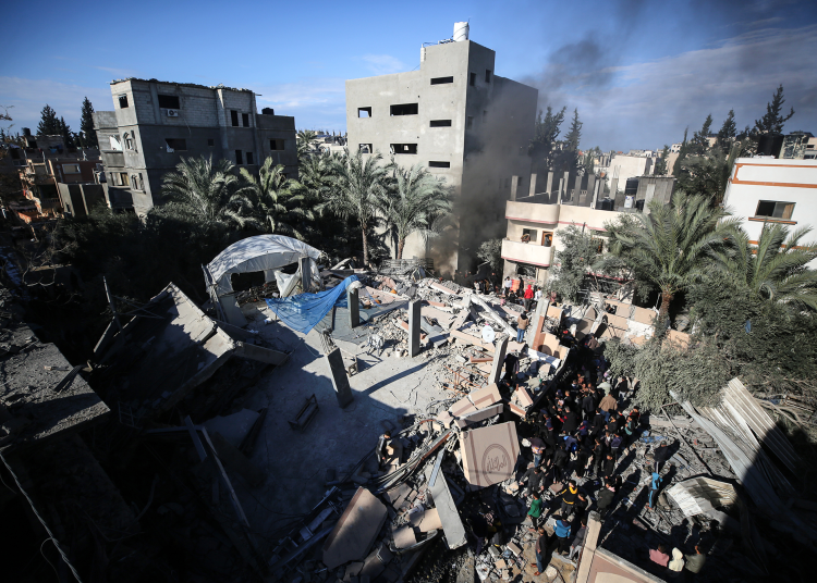 Los combates se concentran en el sur de la Franja, sobre todo en Jan Yunis y en el área de Rafah, limítrofe con Egipto. - Fuente externa.