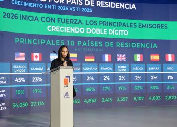 Jacqueline Mora destaca la importancia de la infraestructura en el desarrollo del turismo dominicano.