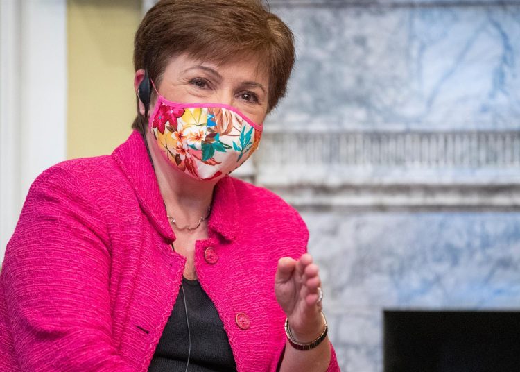 La directora gerente del FMI, Kristalina Georgieva. | Shawn Thew, EFE.