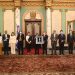 En un acto en el Palacio Nacional, la AIRD entregó una placa de reconocimiento al presidente Danilo Medina.