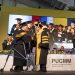 Ambiorix Jiménez diagnosticado con parálisis cerebral leve, fue uno de los 880 investidos en la ceremonia de graduación. | Fuente externa.