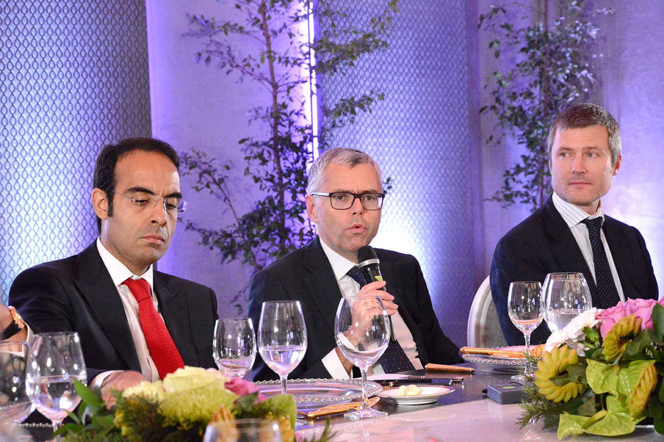 Martin Roos, Michel Combes y Abdelhakim Boubazine.  | Gabriel Alcántara.