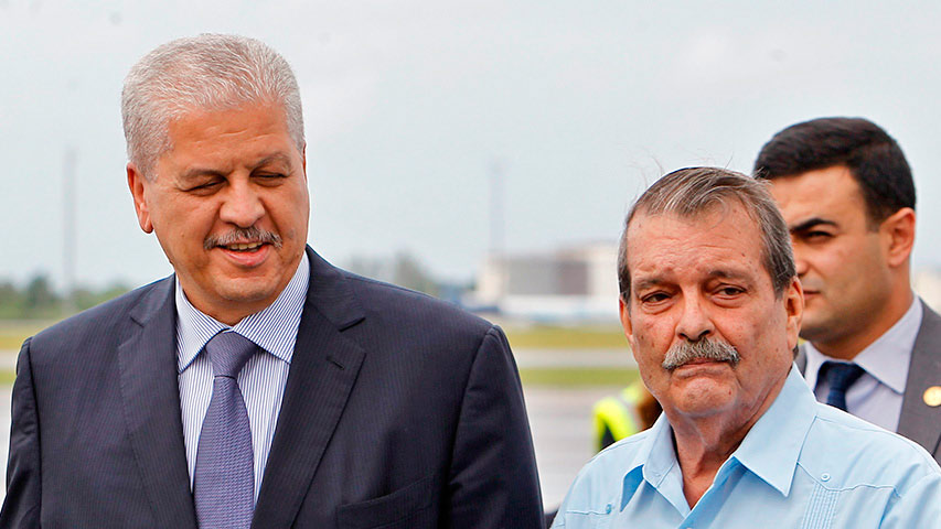 abdelmalek sellal en cuba