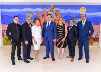 Adalberto Vargas, Elvy Ramírez, Keisy Jáquez, Juan Vílchez, Karina Cid, Darío Pimentel, Manuel Sánchez, miembros del Comité Ejecutivo Abonap.