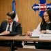 José Burdie y Elizabeth Mena.