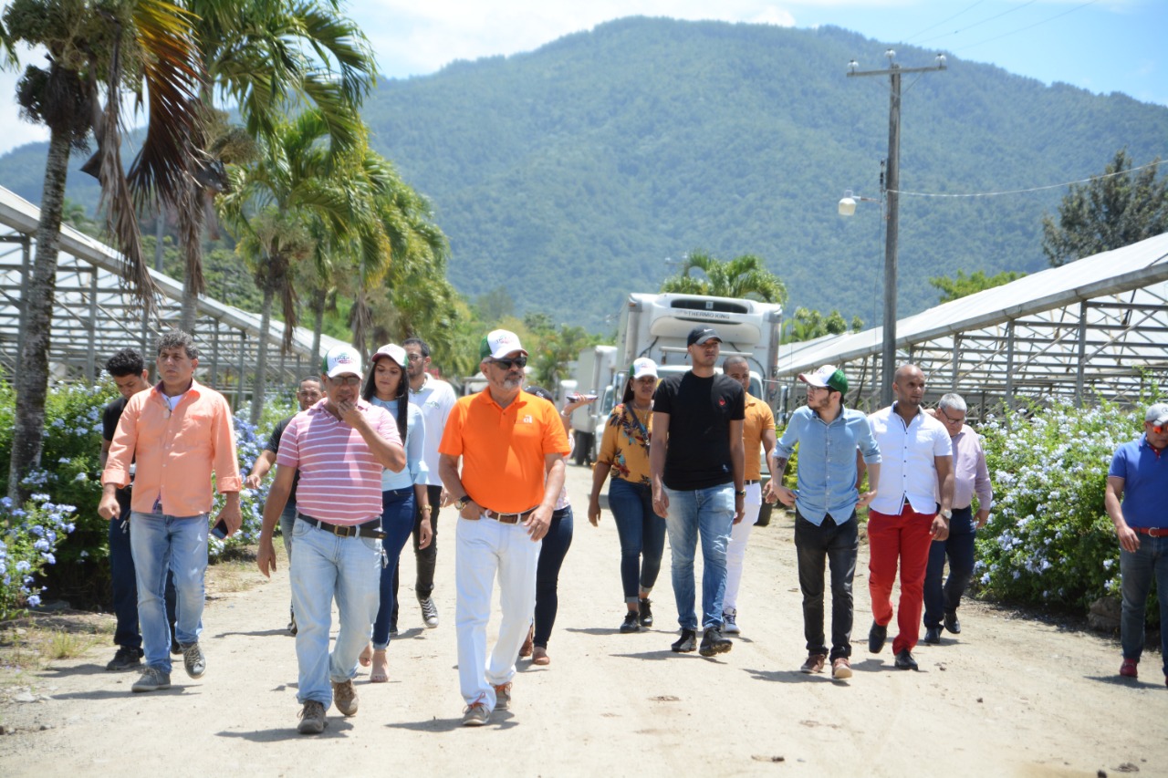 alta vista el grupo de invitados realizando el recorrido