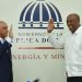 Manuel Antonio Lara Hernández,  presidente del Consejo Unificado de las Empresas Distribuidoras de Electricidad, y el ministro de Energía y Minas, Antonio Almonte.