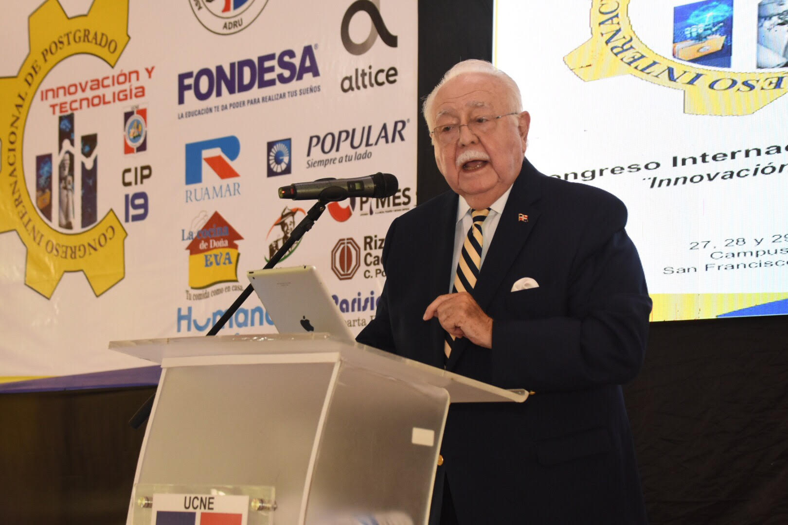 antonio isa conde en la conferencia en la ucne