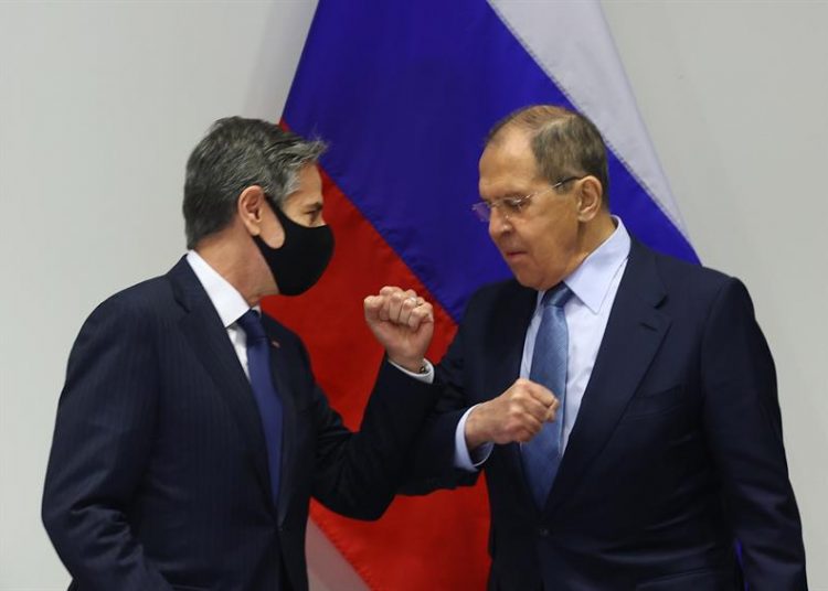 Antony Blinken y Sergei Lavrov. | EFE.