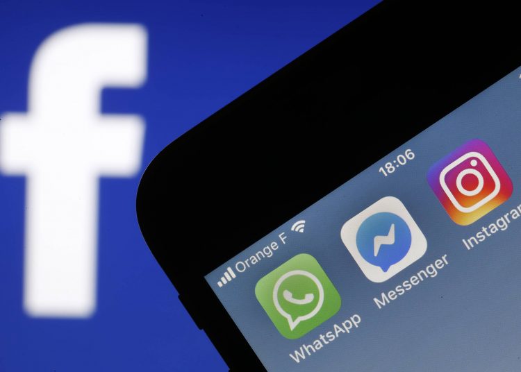 Apps de Facebook. Whatsapp, Instagram, Messenger, getty