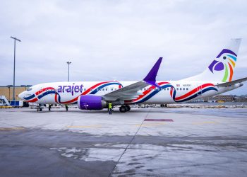 Arajet aterriza en Boston.