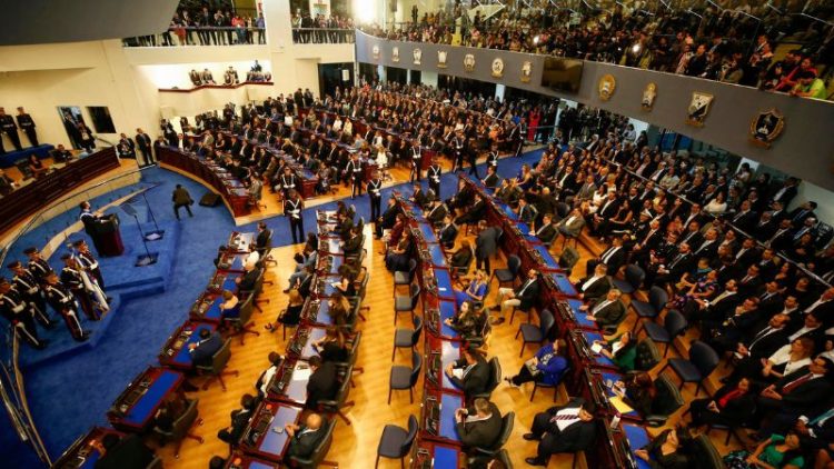 Asamblea Legislativa salvadoreña. - Fuente externa.