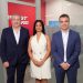 Leonardo Tonhaisen, Nancy Vazquez y Carlos Stefani.