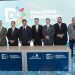 De izquierda a derecha, los señores Antonia Antón de Hernández, René Grullón, Christopher Paniagua, David Collado, Manuel Diez, Fernando Cantisano, Carlo Ruiz, Felipe Amador y Álvaro Sousa.- Fuente externa.