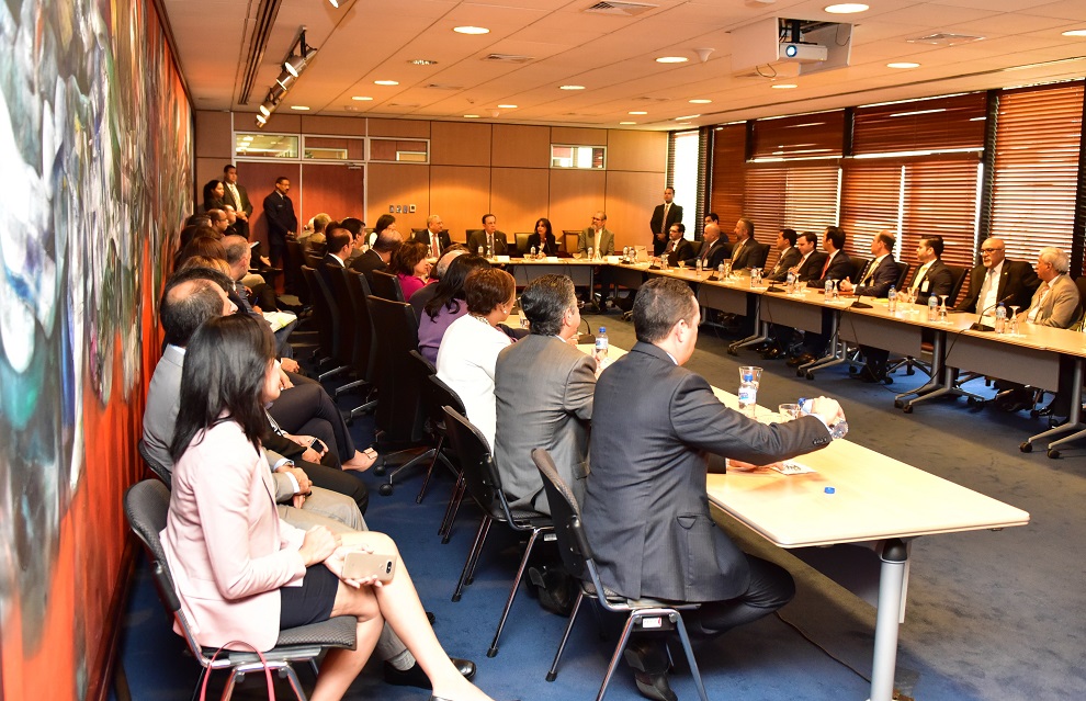 bcrd y el intrant se reúnen con representantes del efi