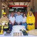 La ceremonia se realizó en el cuartel del Cuerpo de Bomberos y contó con la presencia de representantes de la institución y de la empresa.