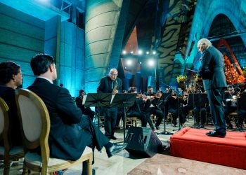 La Orquesta Sinfónica Nacional, bajo la dirección del maestro José Antonio Molina, estuvo acompañada por el reconocido saxofonista y ganador del Latin Grammy Ed Calle.