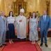 Michel Lulo, Rita Abinader, monseñor Benito Ángeles, Noelia García de Pereyra y Samuel Pereyra.