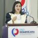 Biviana Riveiro destaca el crecimiento de la inversión extranjera y la confianza en la economía dominicana.