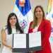 Biviana Riveiro Disla, directora ejecutiva de ProDominicana, y Mileyka Brugal, presidente de la Cámara de Comercio de Puerto Plata.