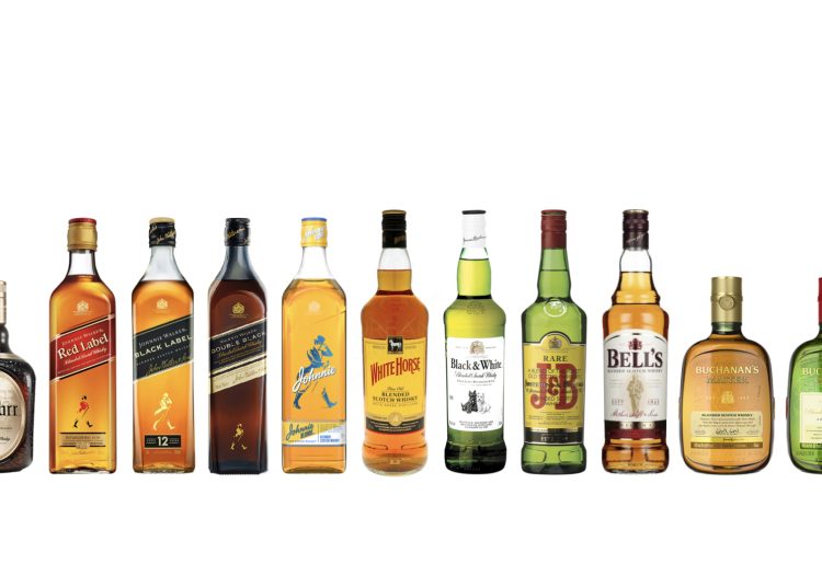 Botellas Diageo.