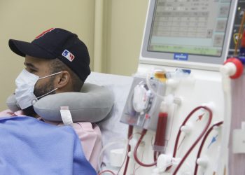 Braulio Abreu, paciente en hemodiálisis