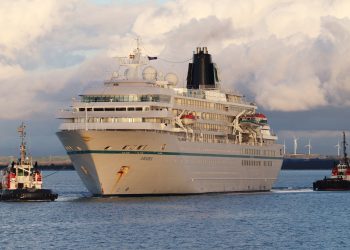 Buque Amadea. | Barcos de Cádiz vía Twitter.