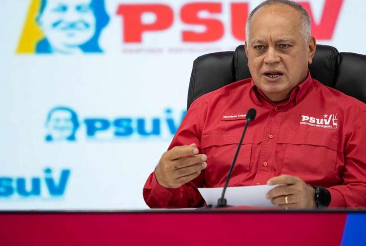 Ministro de Interior de Venezuela, Diosdado Cabello.