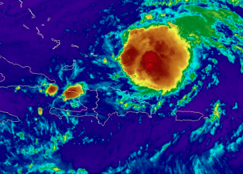 Trayectoria de la tormenta tropical Franklin. - Fuente externa.