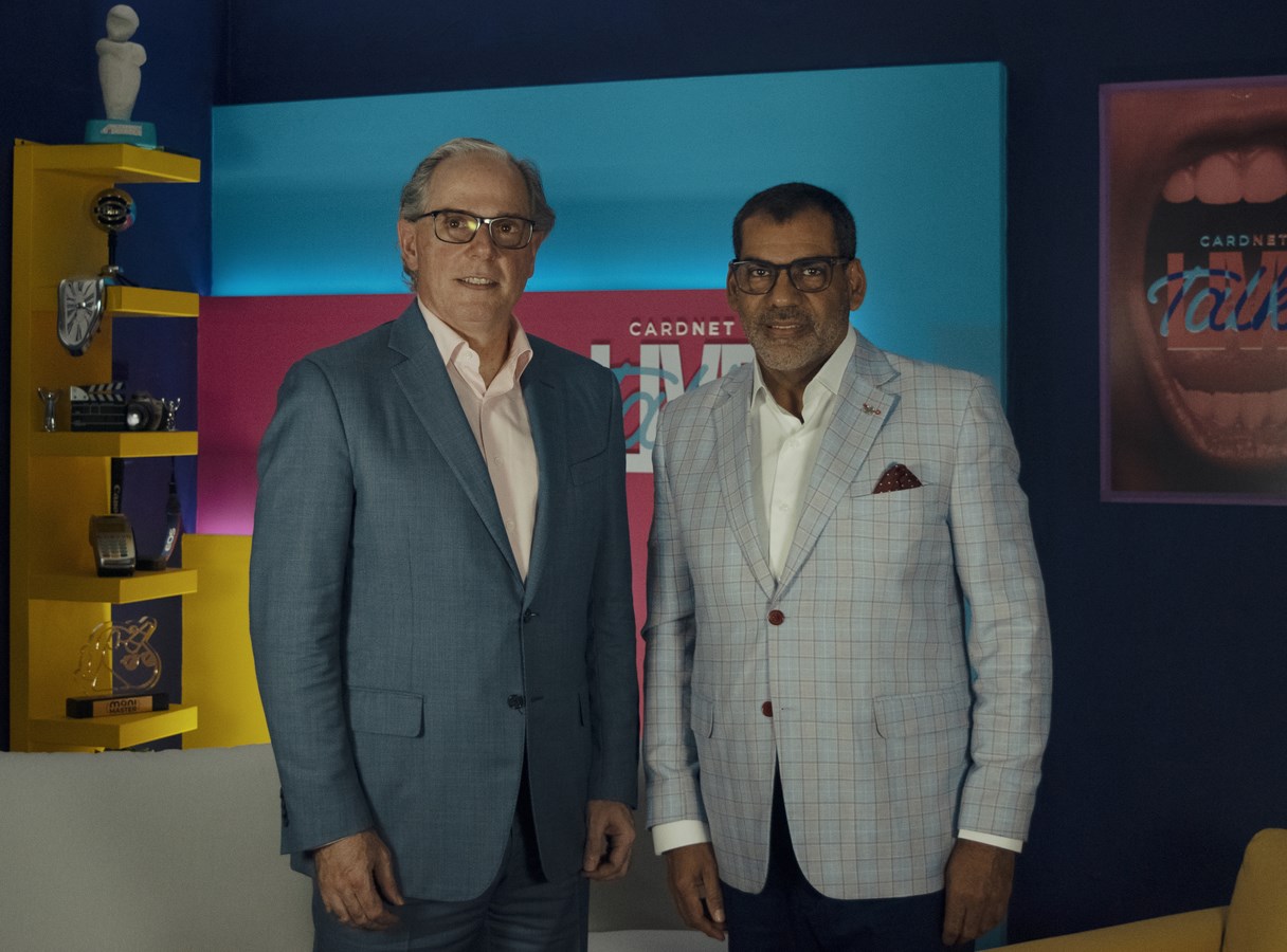 cardnet david fernández presidente de amchamdr y luis bencosme ceo cardnet