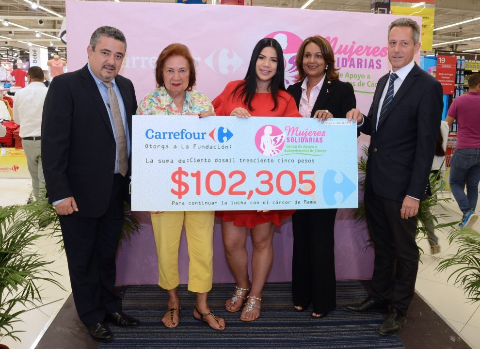 carrefour gerardo garcía, yderma arias, yubelkis peralta, luisa ramírez y olivier pellin