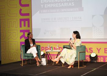 Yokasta Segura de Báez y Mariela Duarte. | Cortesía